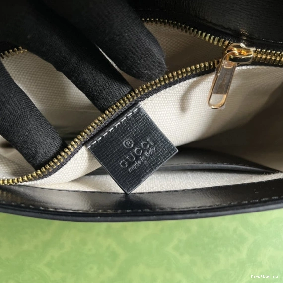 First bag ru 1955 bag patchwork shoulder Gucci Horsebit 0723